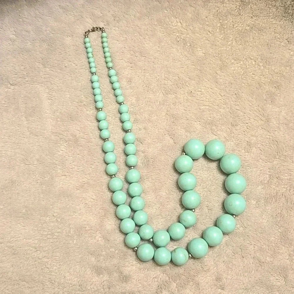 Monet Jewelry - #358 Vintage Monet green necklace